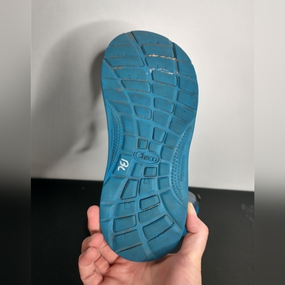 Chaco Women's Blue Nylon Adjustable Hiking Outdoor Sandals, Size 5 View 2